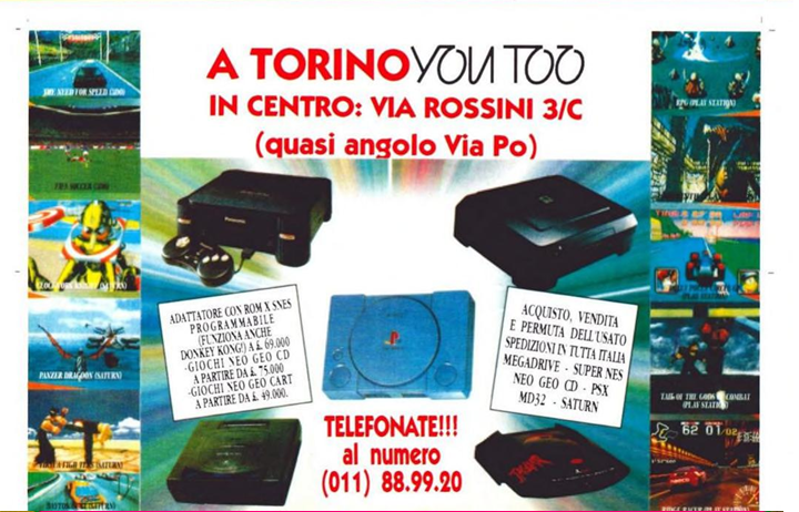 File:Consolemania(IT) Issue 37 Jan 1995 Ad - A Torino You Too.png