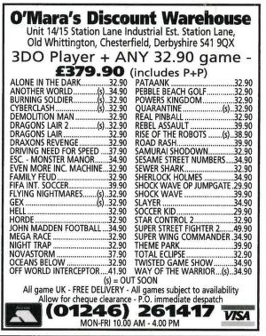 File:3DO Magazine(UK) Issue 3 Spring 1995 Ad - OMara Discount Warehouse.png