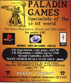 Paladin Games Advert