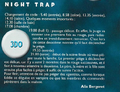 Night Trap Tips