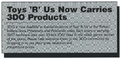 News - Toys R Us Carries 3DO