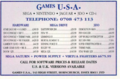 Games USA Ad