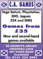 CA Games Ad